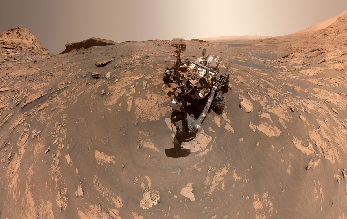 Панорамне селфі Curiosity