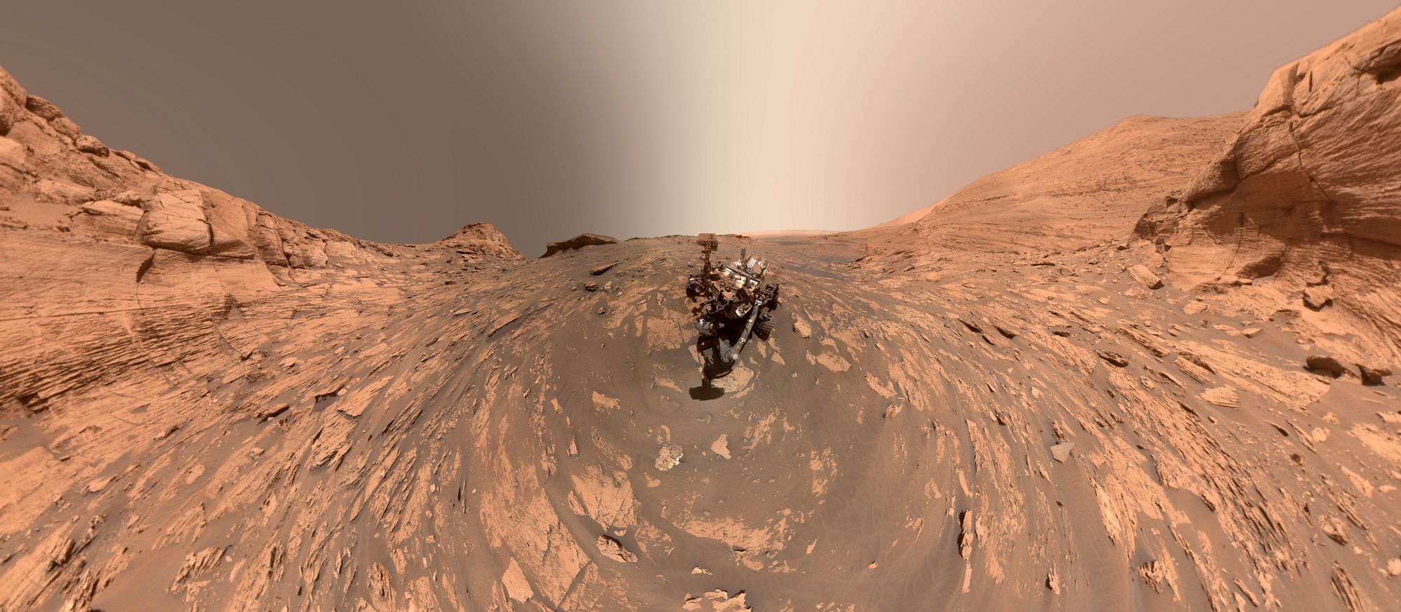Панорамне селфі Curiosity 