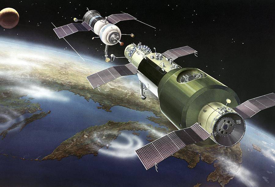 Стикування зі станцією &laquo;Салют-1&raquo;