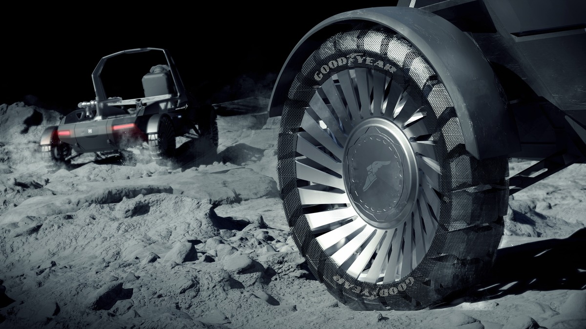 Колеса майбутнього транспорту на Місяці від Goodyear