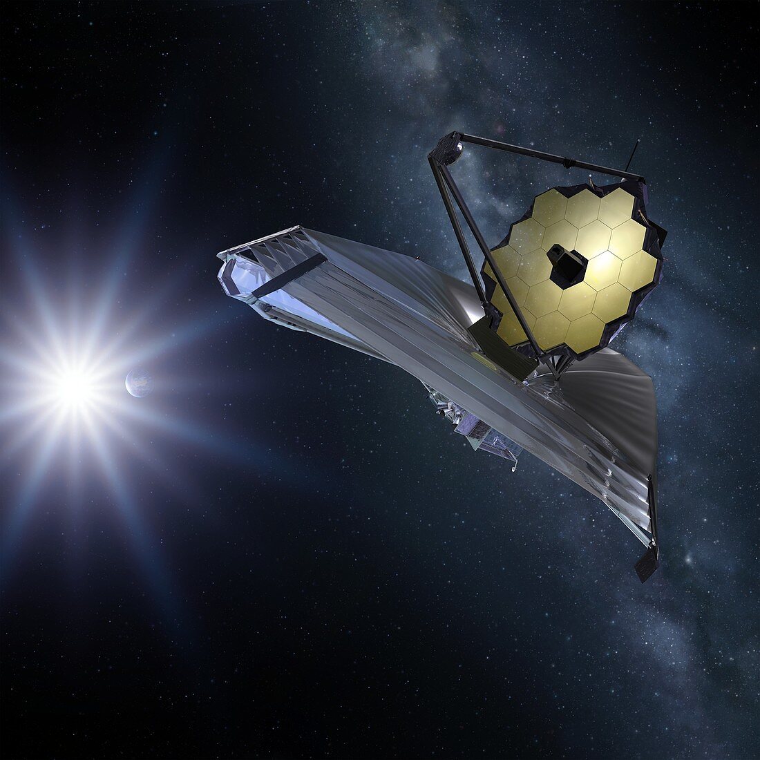 James Webb Space Telescope, illustration