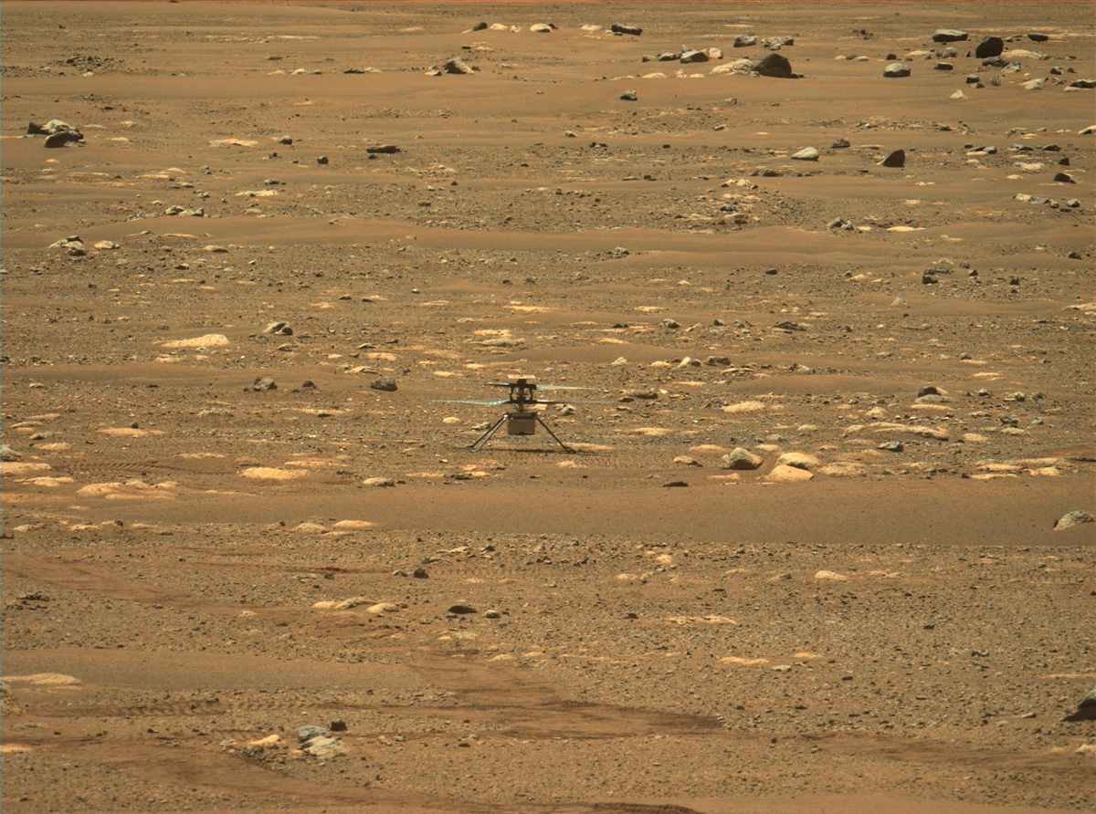 NASA Ingenuity, який зазнімкувала камера Mastcam-Z Perseverance