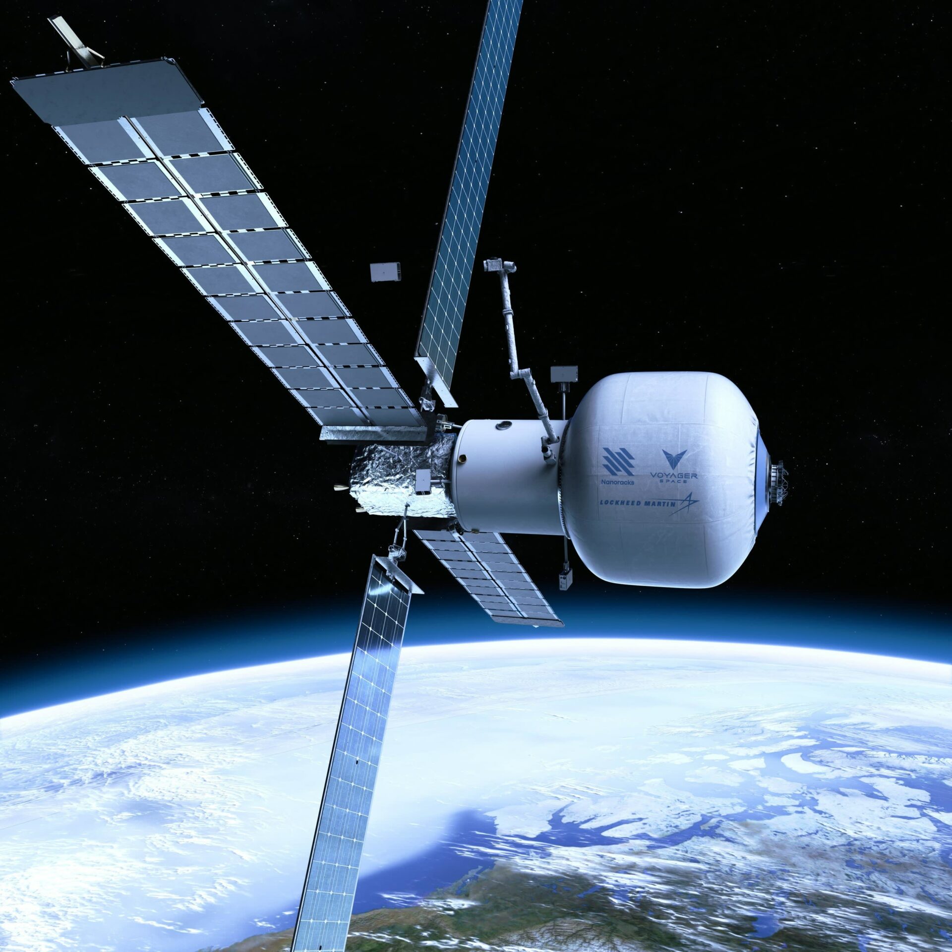 Изображение будущей космической станции Starlab