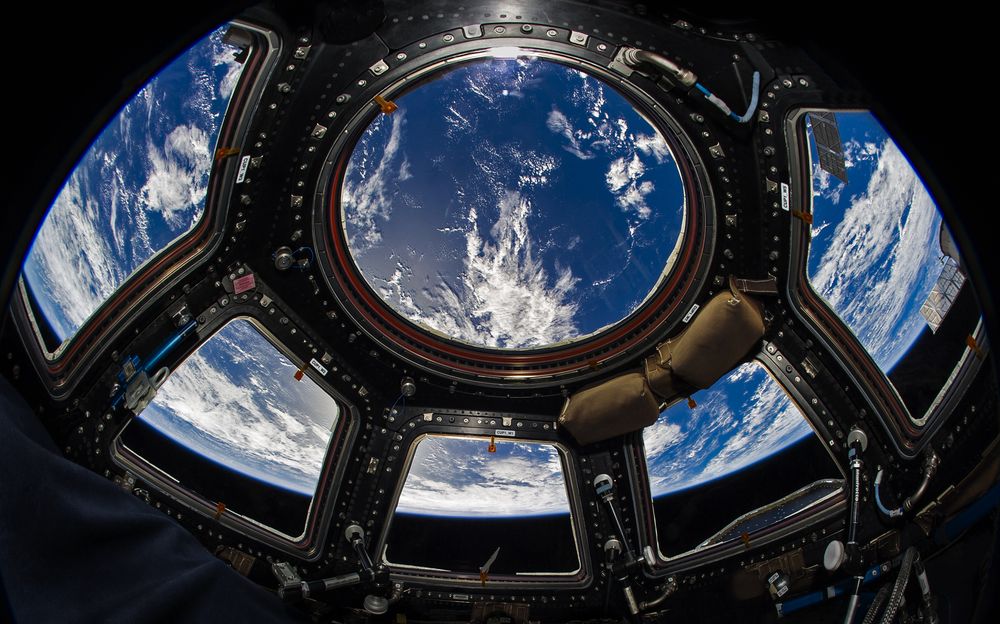 Вид на Землю з модуля Cupola