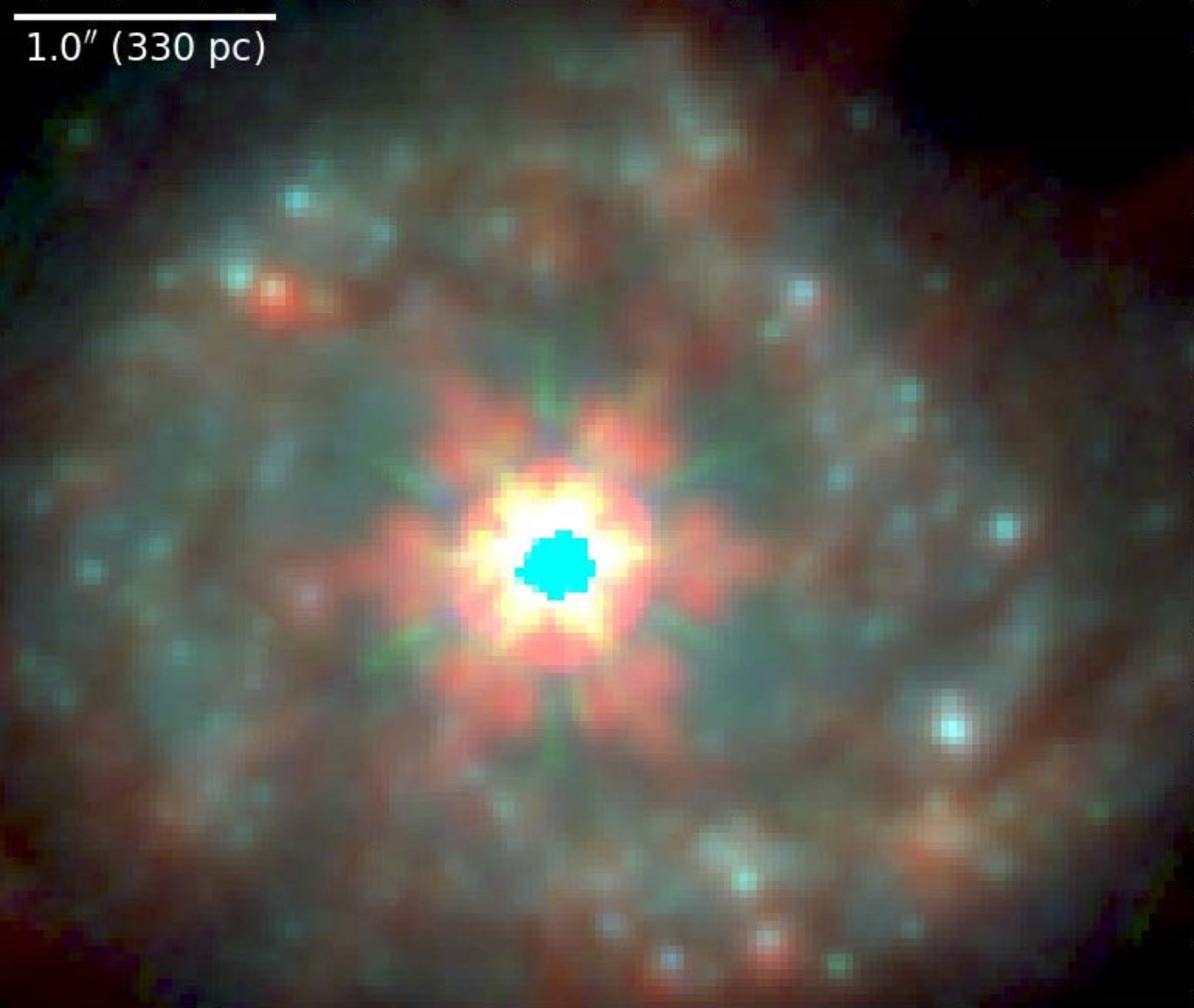 Активне ядро у спіральній галактиці з NGC 7469