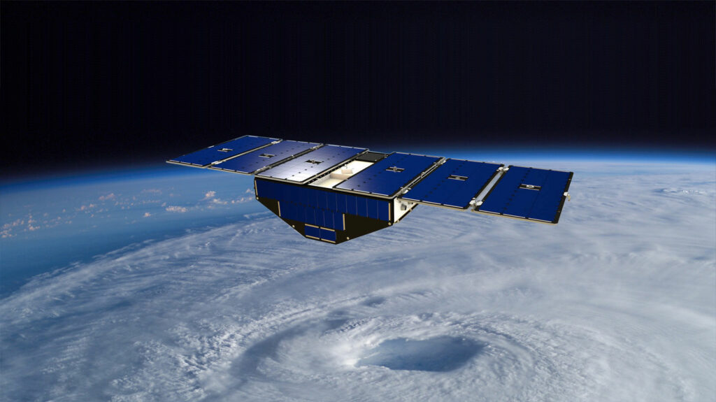 Супутники CYGNSS використовуються для спостереження за кліматом Супутник CYGNSS, який допомогає калібрувати новозеландська авіакомпанія