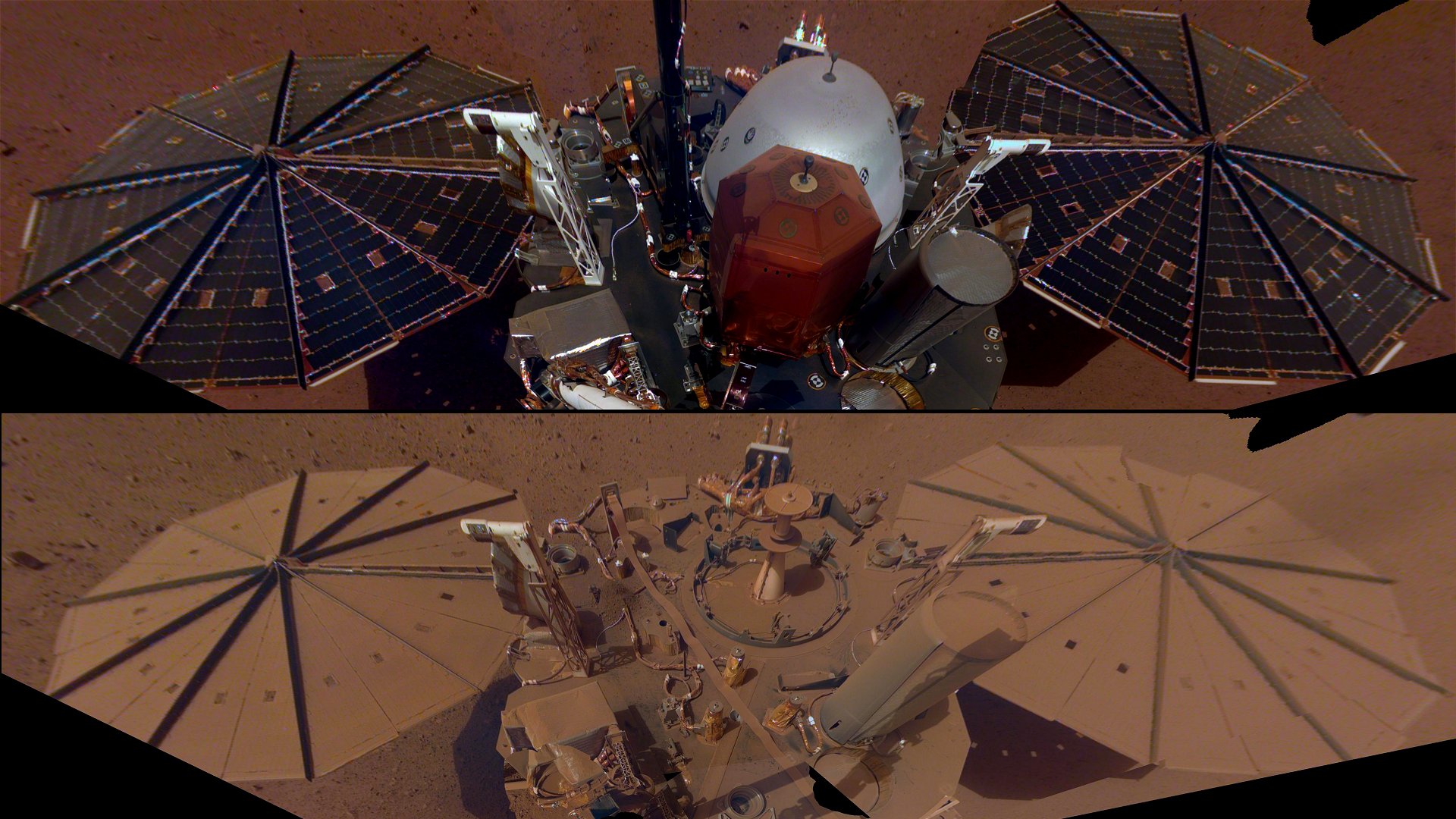 Знімки посадкового апарату NASA InSight Mars