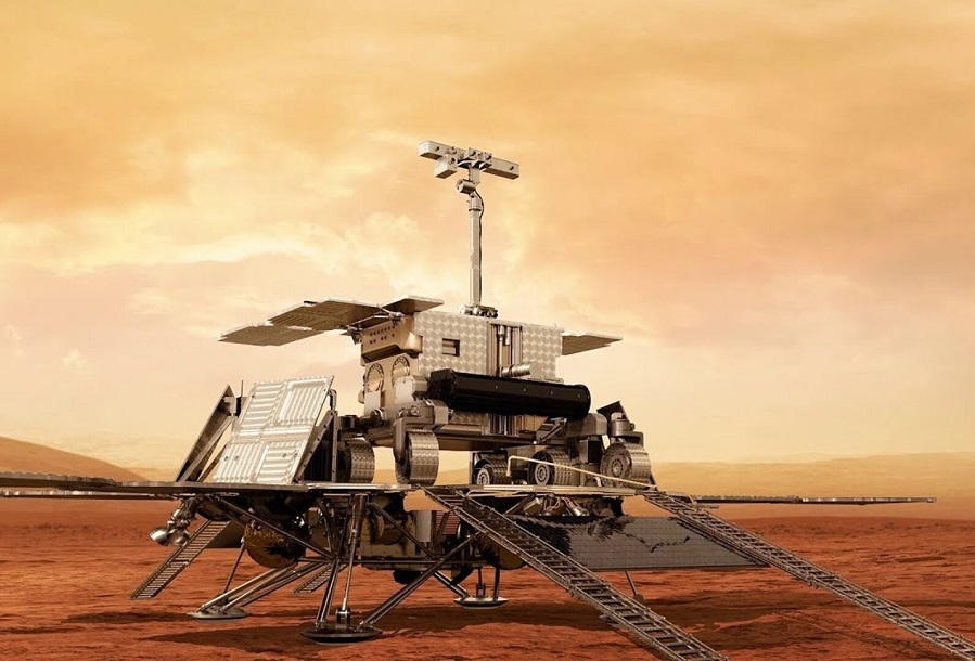Посадкова платформа проекту ExoMars нагадує, що ESA та «Роскосмос» нещодавно були союзниками Посадкова платформа проекту ExoMars нагадує, що ESA та «Роскосмос» нещодавно були союзниками