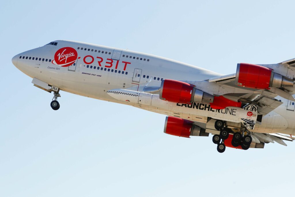 Самолет-носитель Virgin Orbit Самолет-носитель Space Girl.