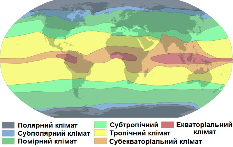 Кліматичні пояси Землі Кліматичні пояси Землі