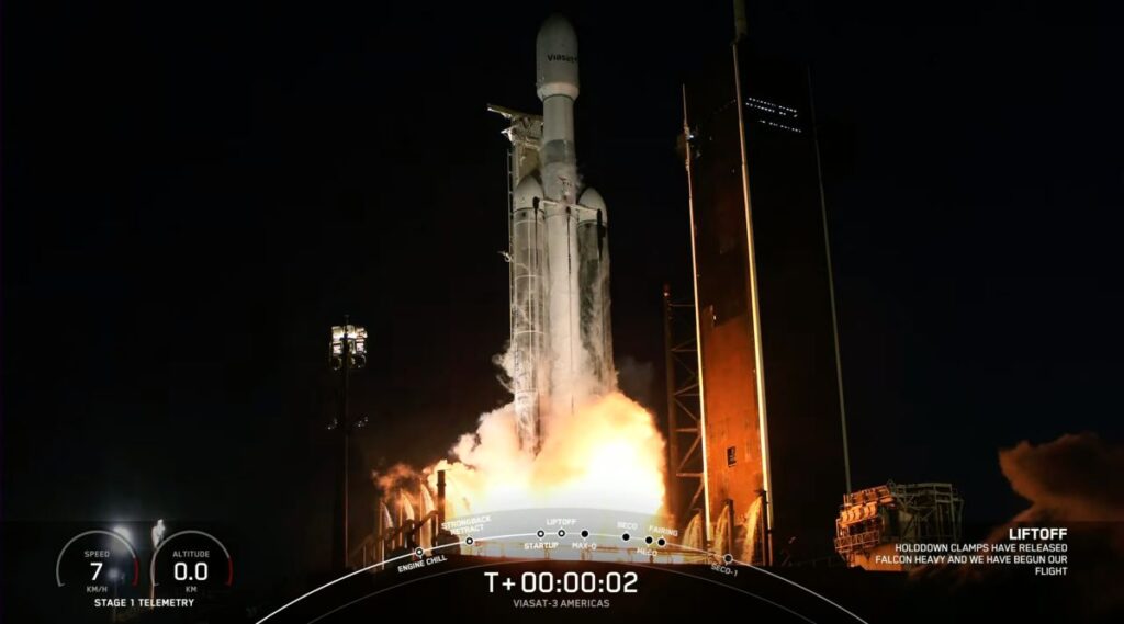 Старт Falcon Heavy Старт Falcon Heavy