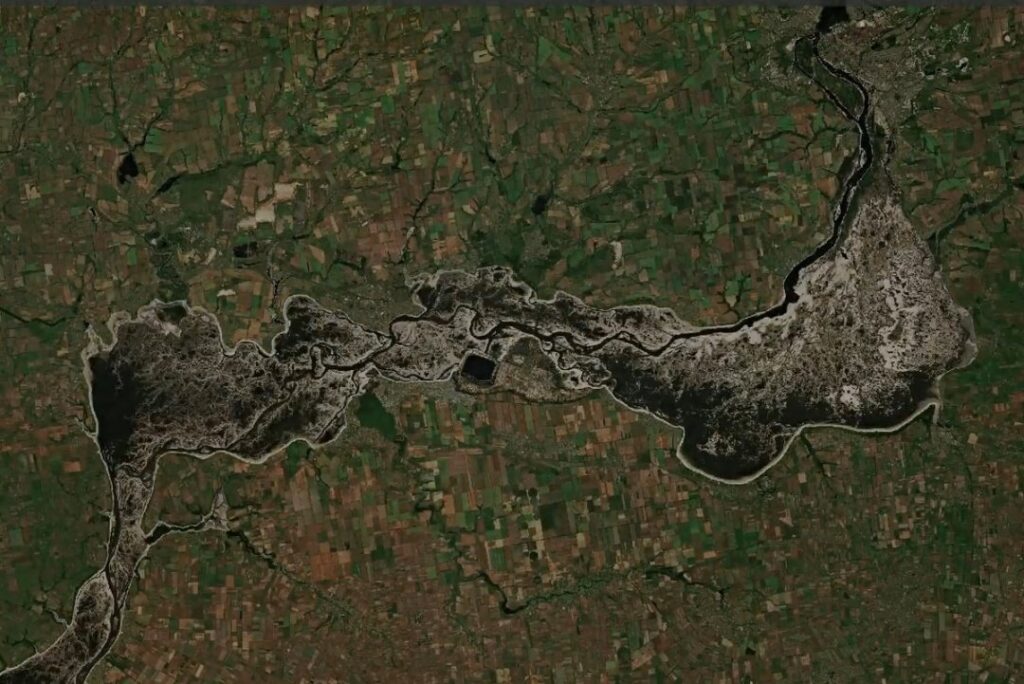 На що перетворилося Каховське водосховище