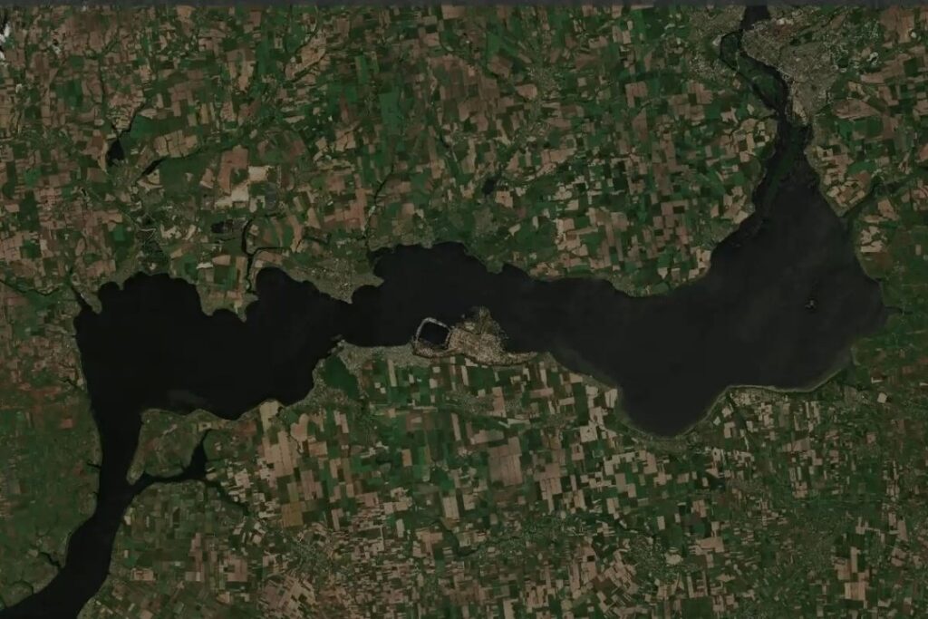 Каховське водосховище до катастрофи