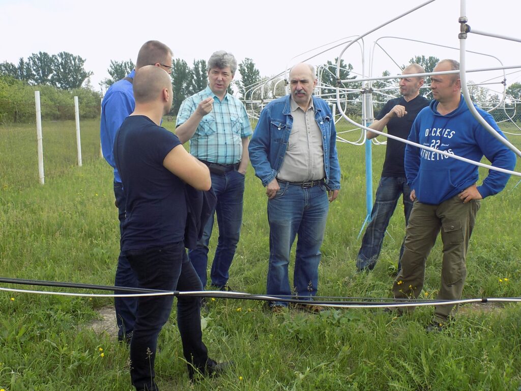 Віталій Захаренко біля УТР-2