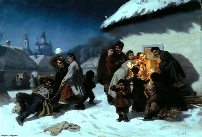 Різдвяні колядки в українському селі