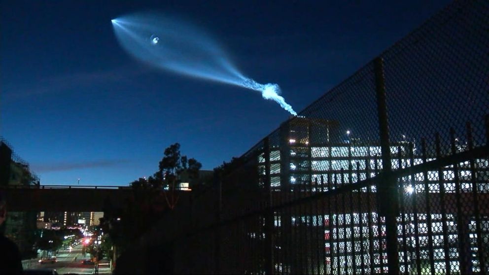 &laquo;Медуза&raquo; от запуска Falcon 9 над США