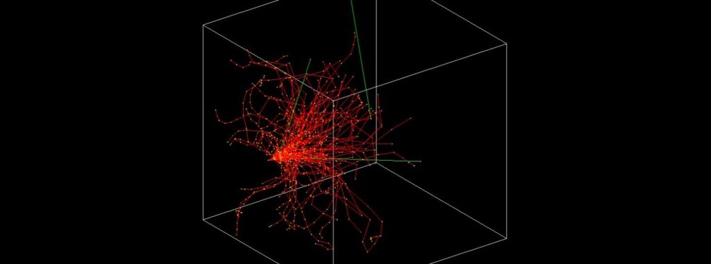 Визуализация того, как материалы задерживают заряженные частицы Визуализация того, как материалы задерживают заряженные частицы