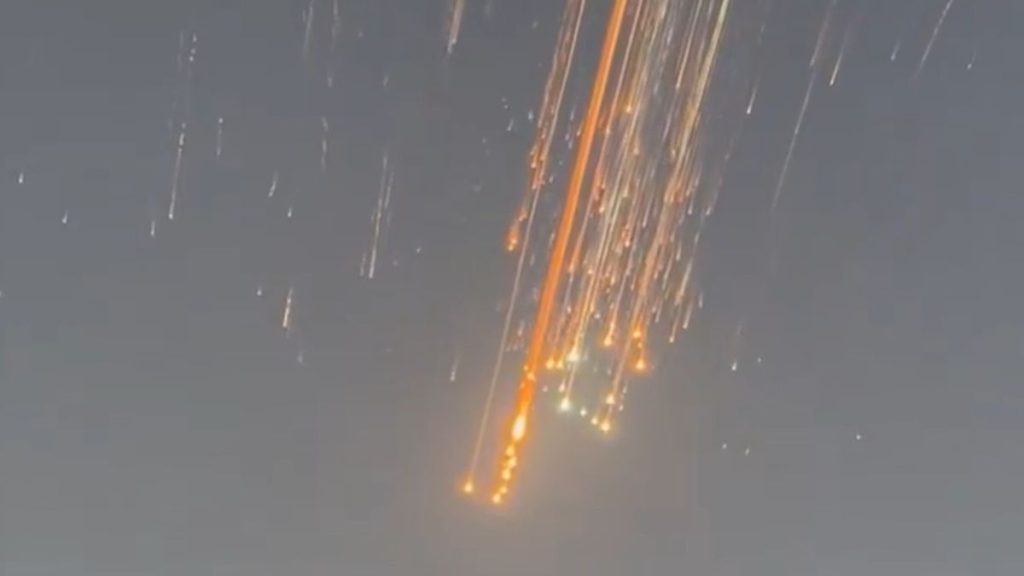Обломки Starship после взрыва
