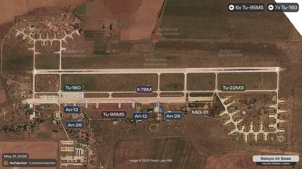 Аеродром «Бєлая» 31 травня 2025 року Аеродром «Бєлая» 31 травня 2025 року