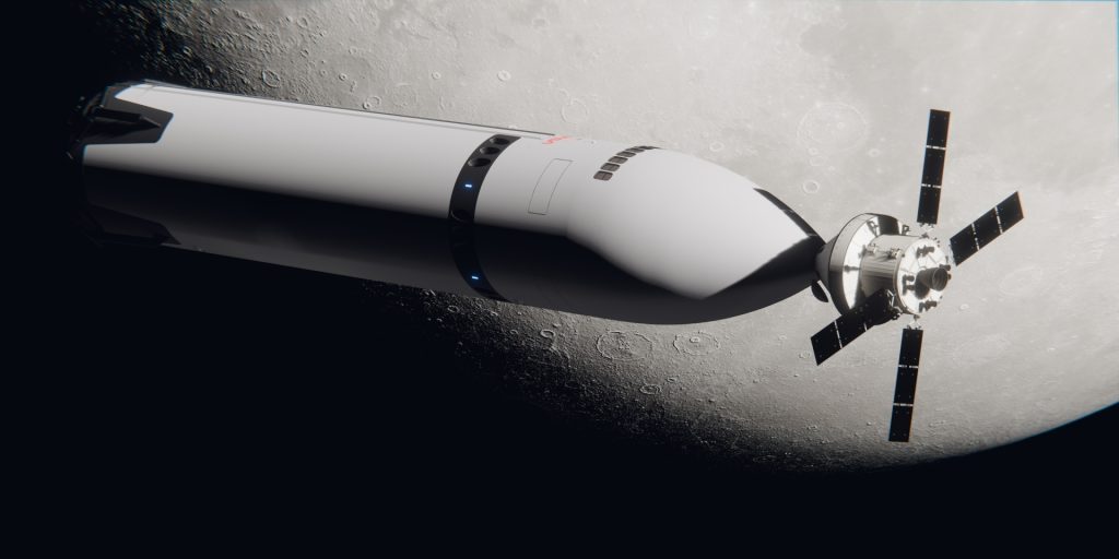 Стикування Starship HLS та Orion