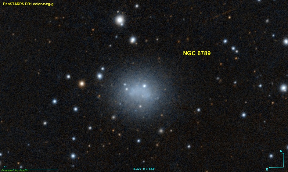 Галактика NGC 6789 Галактика NGC 6789