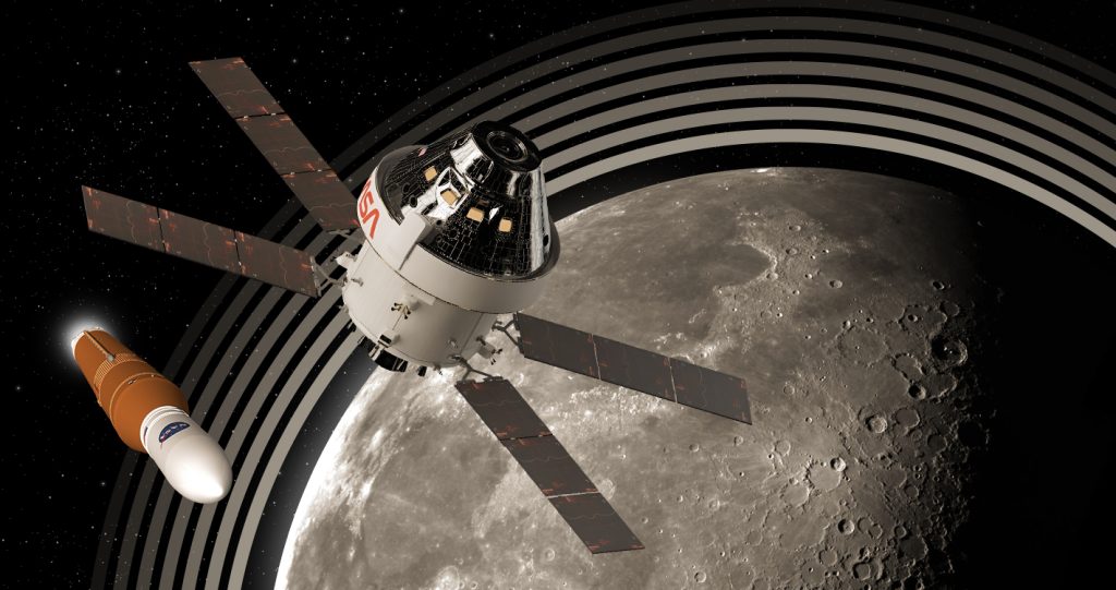 Ракета SLS и космический корабль Orion