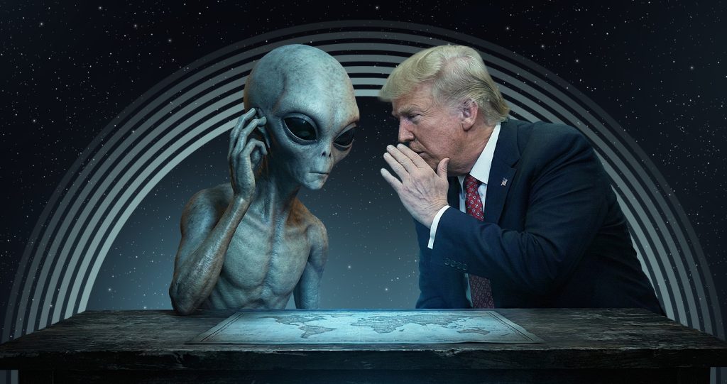 Чи розкаже Трамп щось нове про інопланетян? Чи розкаже Трамп щось нове про інопланетян?