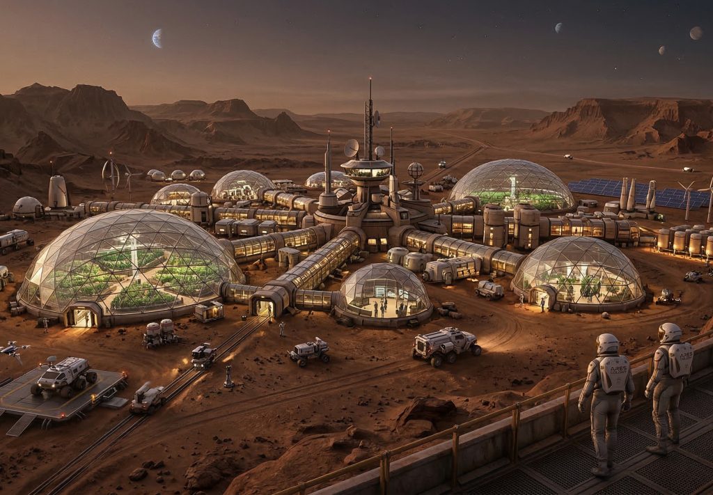 Colony on the Mars