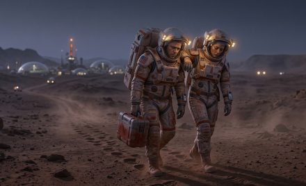 Astronauts on the Mars