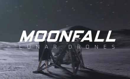Дрони MoonFall для розвідки південного полюса Місяця.