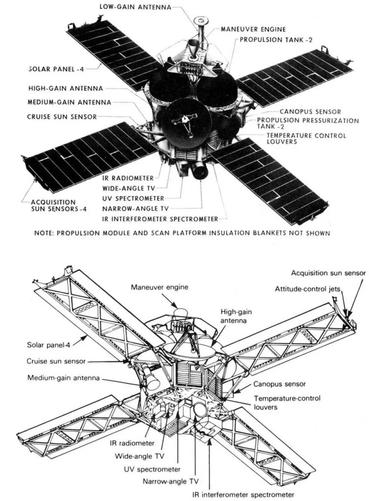 Конструкція апарату Mariner 9