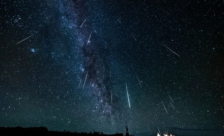 Ілюстрація метеорного потоку