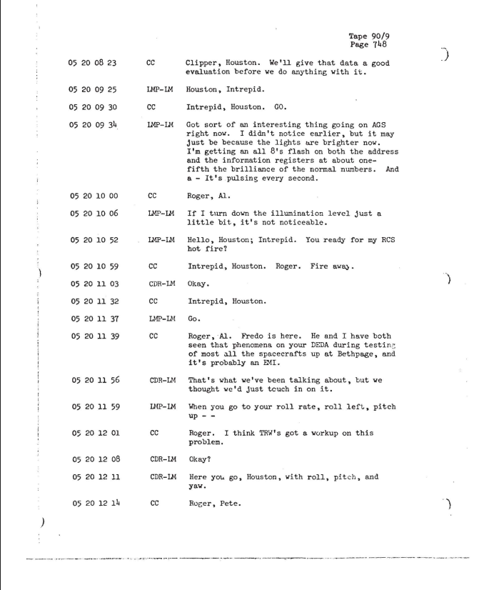 Розшифровка розмов екіпажу Apollo 12 Розшифровка розмов екіпажу Apollo 12