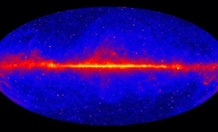 Карта гамма-променевого неба за даними телескопа Fermi Large Area Telescope