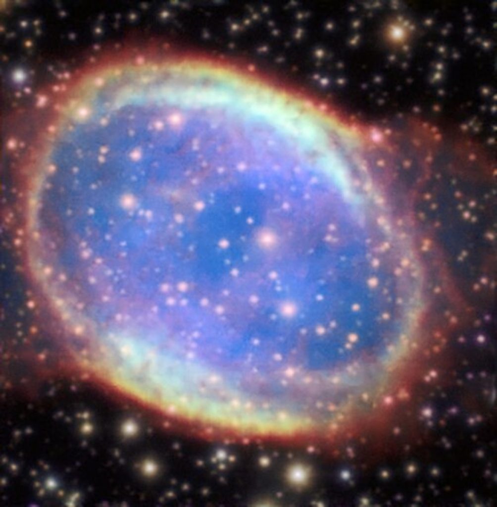 Планетарна туманність NGC 6563 у сузір'ї Стрільця