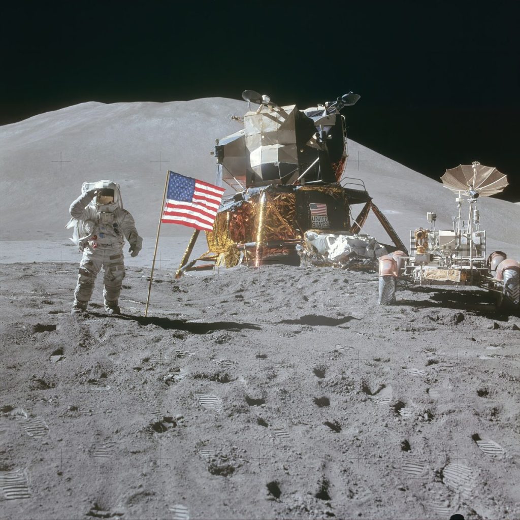Астронавти Apollo-15 на Місяці
