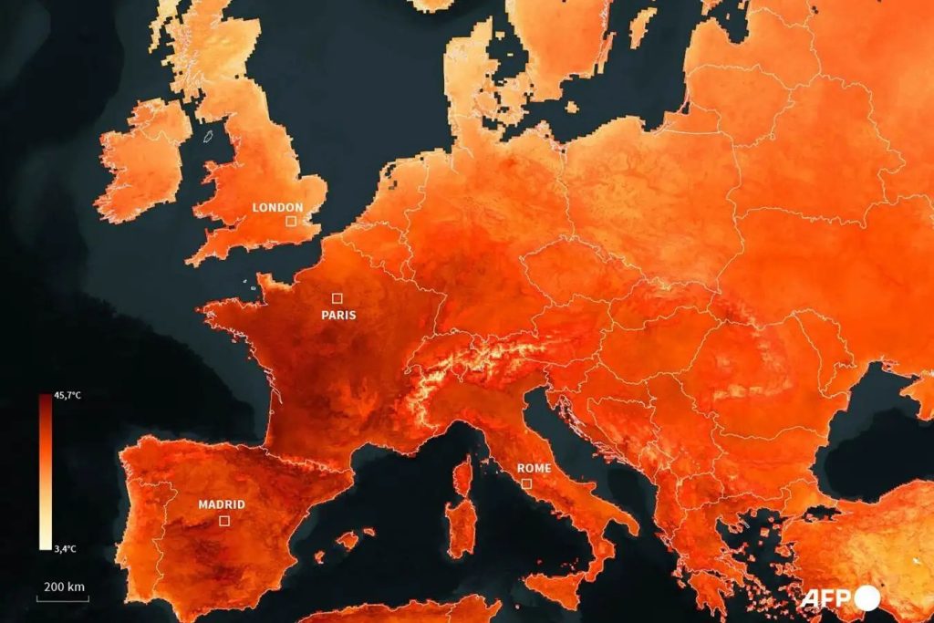 Спека в Європі