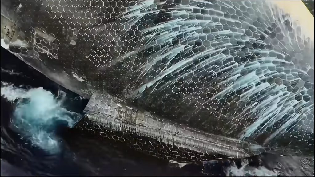 Знімок теплозахисного екрану корабля Starship