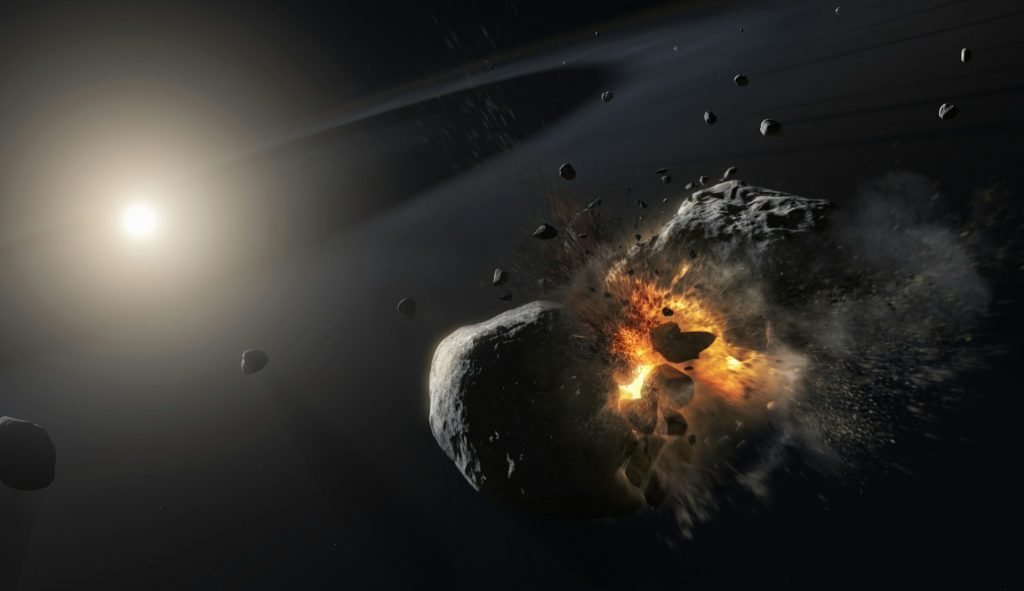 Asteroids impact
