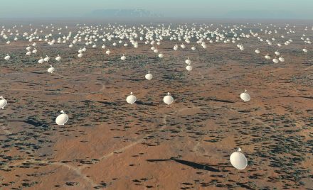Художнє зображення радіотелескопа Square Kilometre Array.
